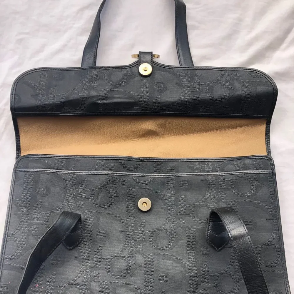 Christian Dior Trotter Monogrammed PVC Leather Shoulder Bag “RARE FIND” - Picture 9 of 16